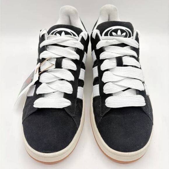 adidas Mens Campus 00s Core Black White Sz 10.5 HQ8708 Low Top Sneakers - Picture 2 of 4